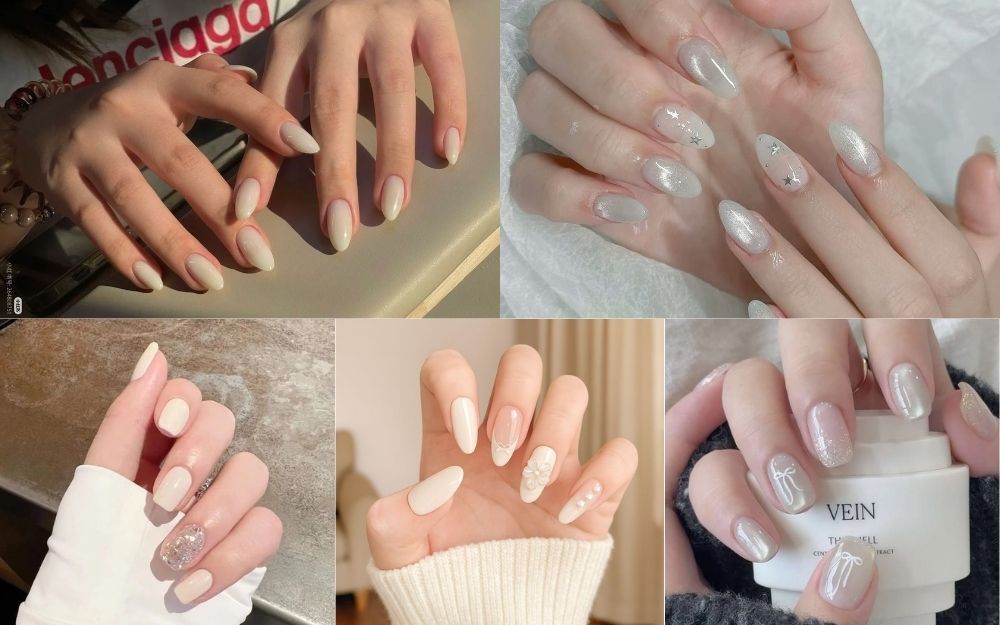 Gợi Ý 100+ Mẫu Nail Màu Trắng Tôn Da, Hot Trend Hiện Nay - 2