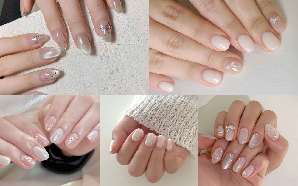 Gợi Ý 100+ Mẫu Nail Màu Trắng Tôn Da, Hot Trend Hiện Nay - 4