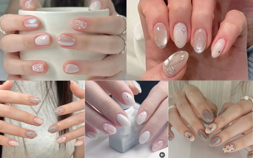 Gợi Ý 100+ Mẫu Nail Màu Trắng Tôn Da, Hot Trend Hiện Nay - 5