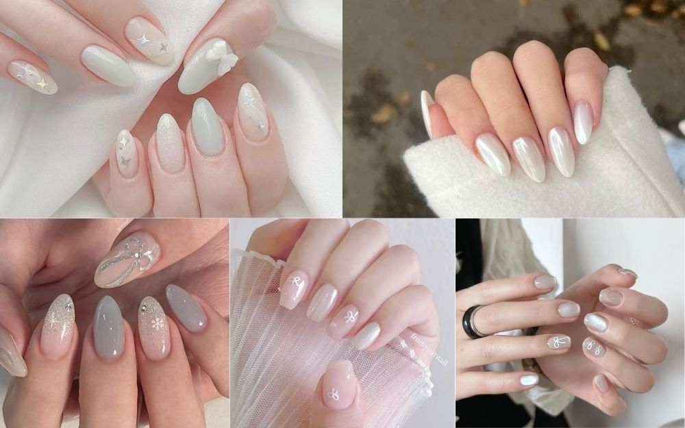 Gợi Ý 100+ Mẫu Nail Màu Trắng Tôn Da, Hot Trend Hiện Nay - 8