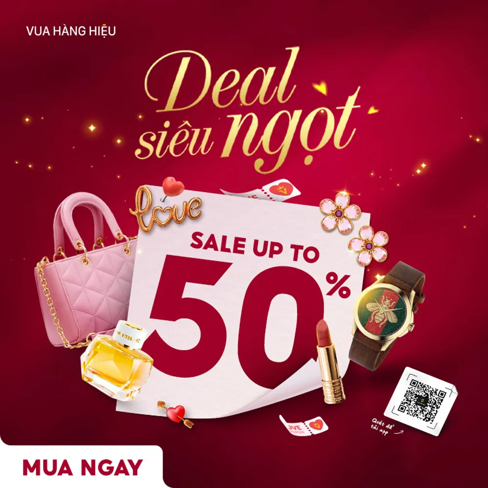 Chi Tiết Chương Trình Ưu Đãi Valentine Tại Vua Hàng Hiệu