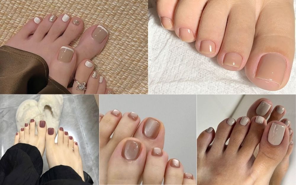 Gợi Ý 100+ Mẫu Nail Chân Trắng Da Giúp Nâng Tone Tinh Tế - 10