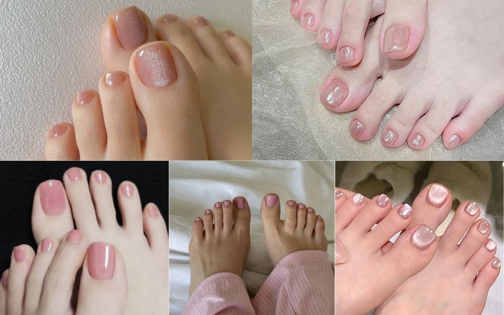Gợi Ý 100+ Mẫu Nail Chân Trắng Da Giúp Nâng Tone Tinh Tế - 11