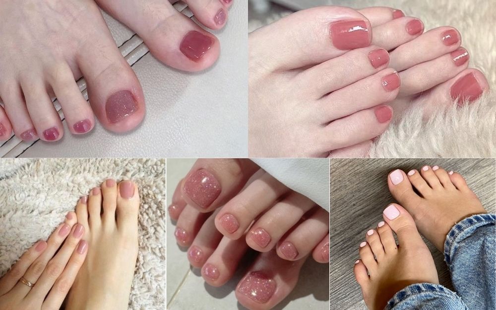 Gợi Ý 100+ Mẫu Nail Chân Trắng Da Giúp Nâng Tone Tinh Tế - 12