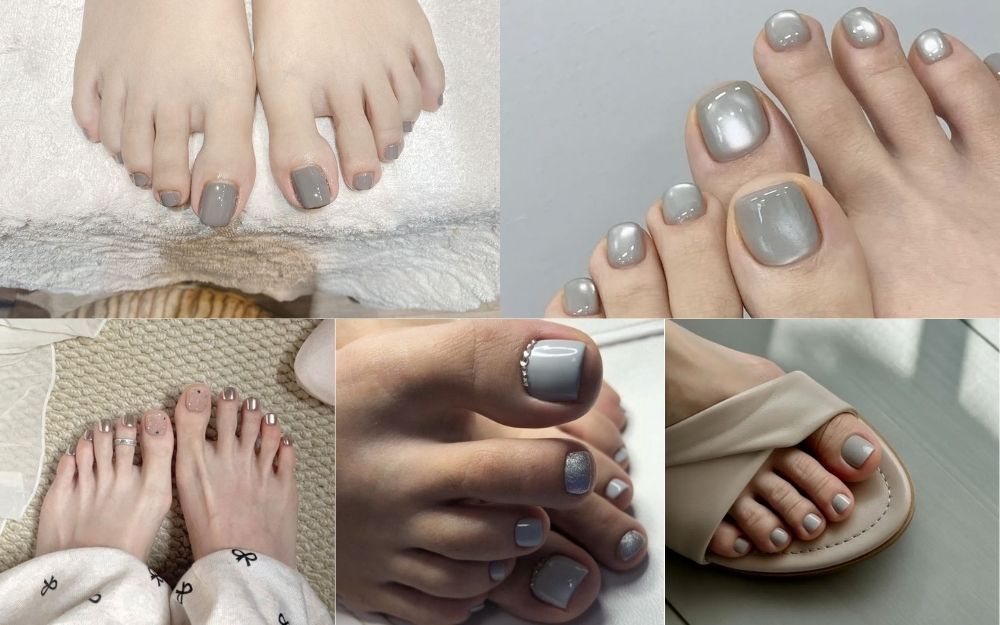 Gợi Ý 100+ Mẫu Nail Chân Trắng Da Giúp Nâng Tone Tinh Tế - 15