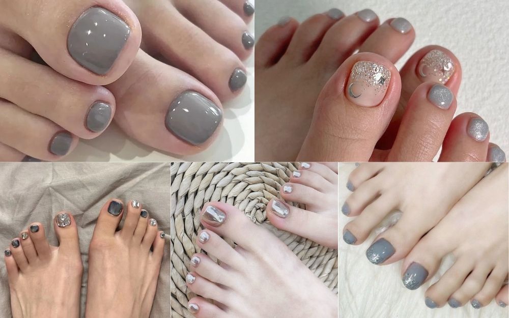 Gợi Ý 100+ Mẫu Nail Chân Trắng Da Giúp Nâng Tone Tinh Tế - 16