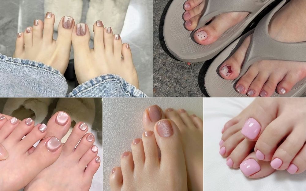 Gợi Ý 100+ Mẫu Nail Chân Trắng Da Giúp Nâng Tone Tinh Tế - 4