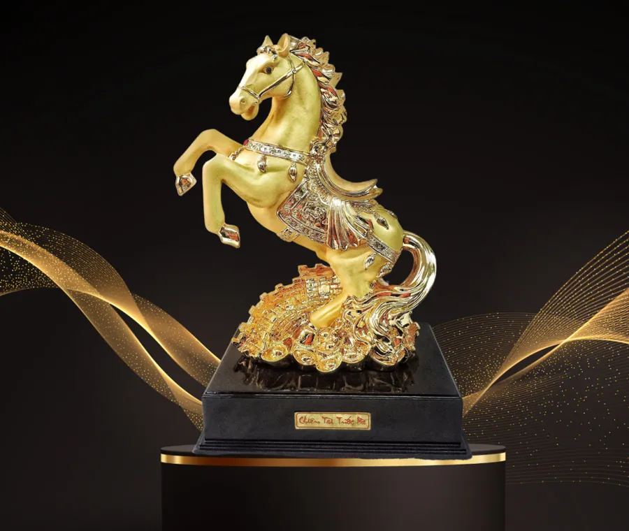 Vật Phẩm Phong Thủy Mạ Vàng