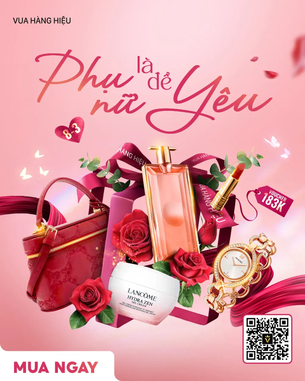 Thông Tin Chương Trình Khuyến Mãi 8/3 Tại Vua Hàng Hiệu