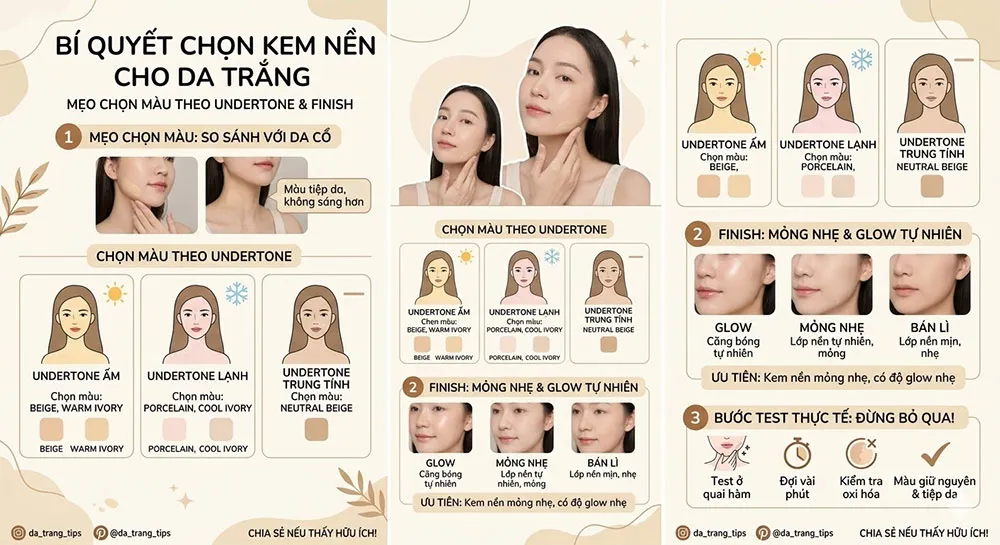 Cách chọn kem nền phù hợp với màu da thật - Theo chuyên gia - 3