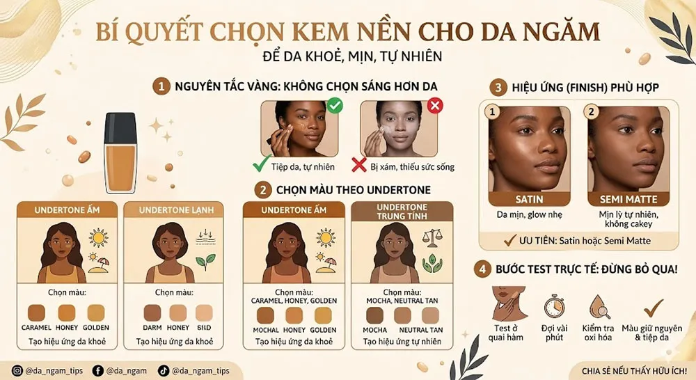 Cách chọn kem nền phù hợp với màu da thật - Theo chuyên gia - 5