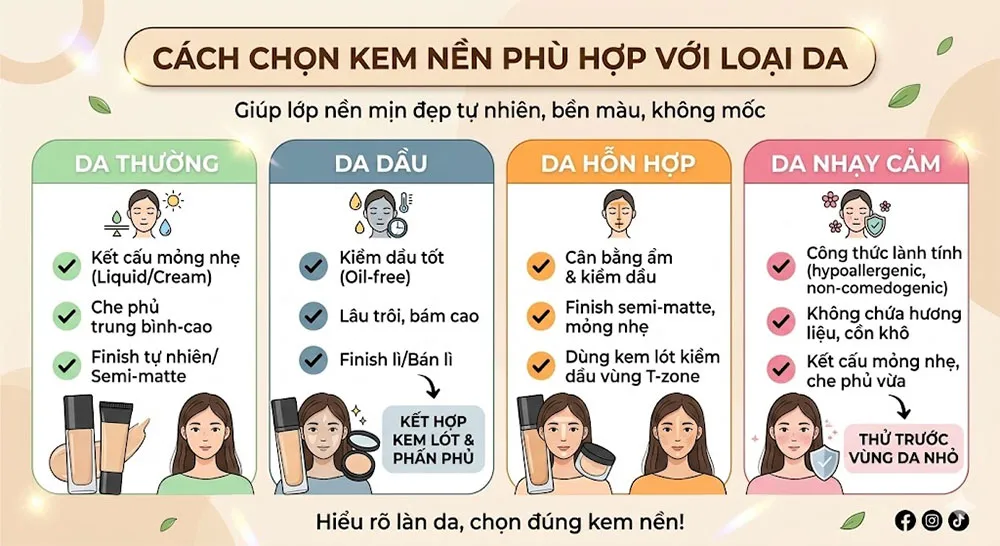 Cách chọn kem nền phù hợp với màu da thật - Theo chuyên gia - 6