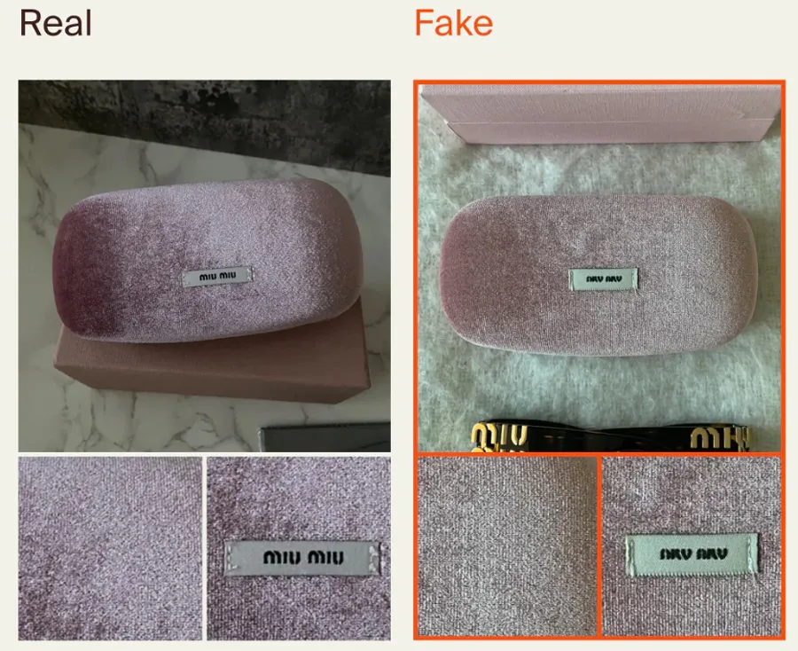 Cách nhận biết kính râm Miu Miu thật và giả