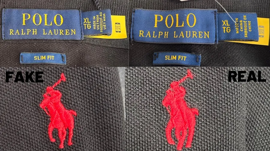 Kiểm tra mặt sau của logo