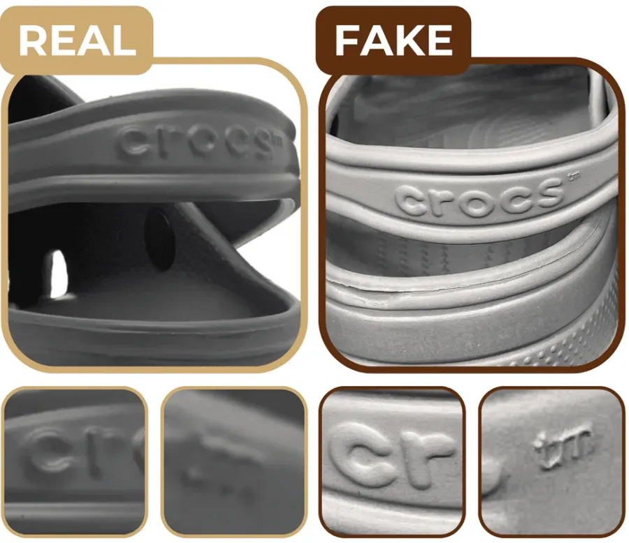 Cách Phân Biệt Dép Crocs Thật Và Giả Chi Tiết, Dễ Nhận Biết - 3