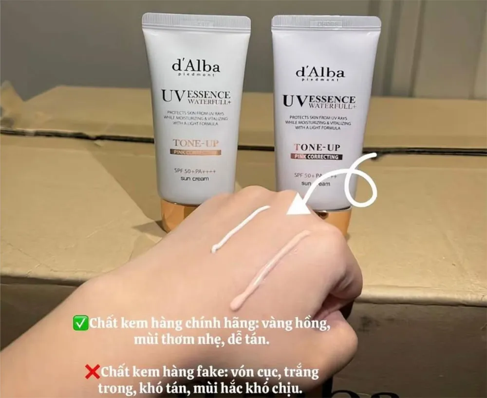 Top 3 cách phân biệt kem chống nắng D'alba thật giả chính xác - 4