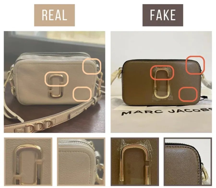Cách phân biệt túi xách Marc Jacobs thật và giả