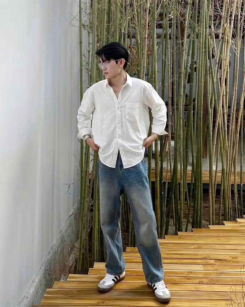 10 Cách Phối Đồ Với Áo Sơ Mi Trắng Nam Đẹp Và Lịch Lãm - 6