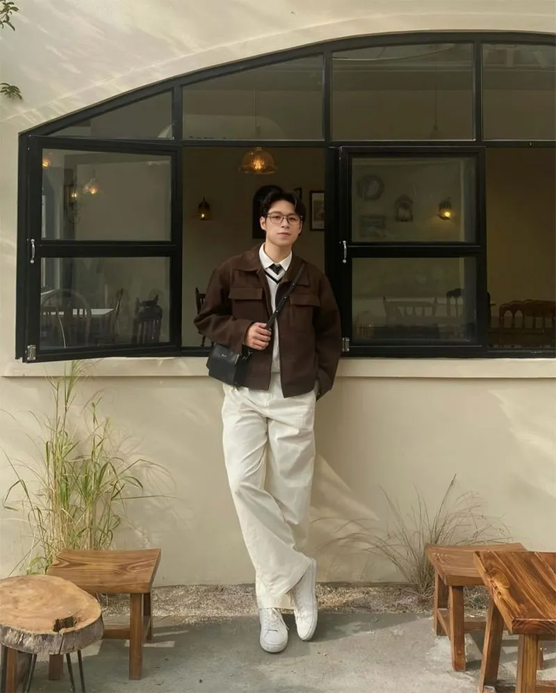 10 Cách Phối Đồ Với Áo Sơ Mi Trắng Nam Đẹp Và Lịch Lãm - 13