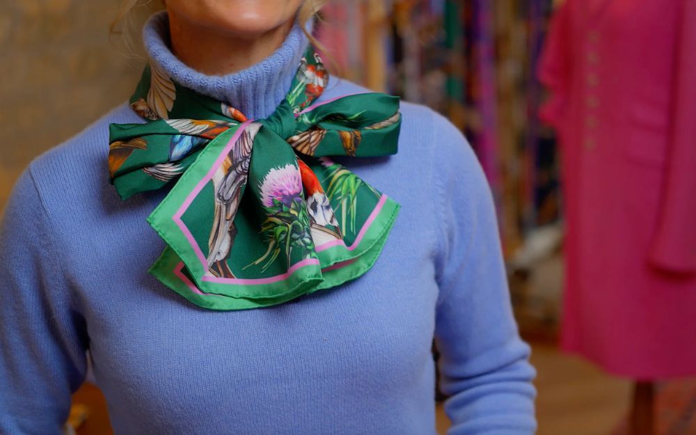 7 Cách Thắt Khăn Quàng Cổ Thời Thượng: Khăn Len, Khăn Lụa - 5