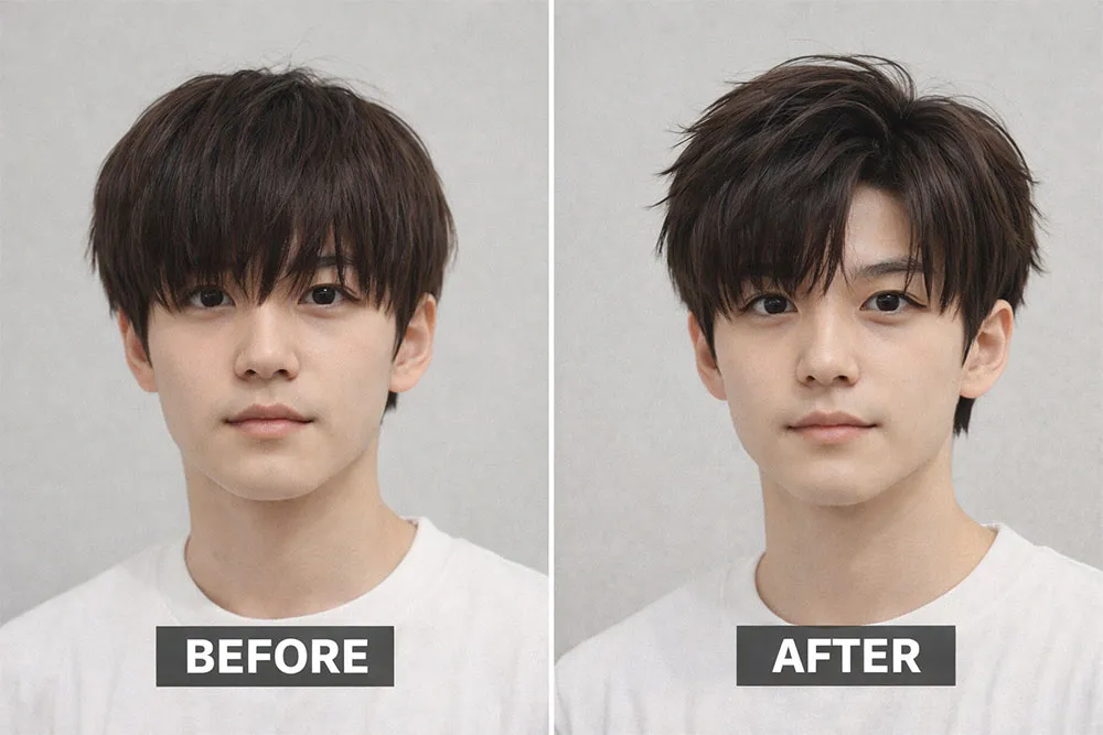 Checklist nhanh 30s cách vuốt tóc layer nam chuẩn salon - 3