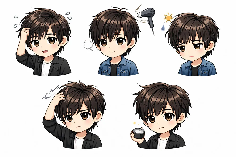 Checklist nhanh 30s cách vuốt tóc layer nam chuẩn salon - 9