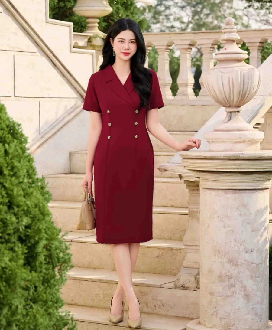 Đầm suông quý phái