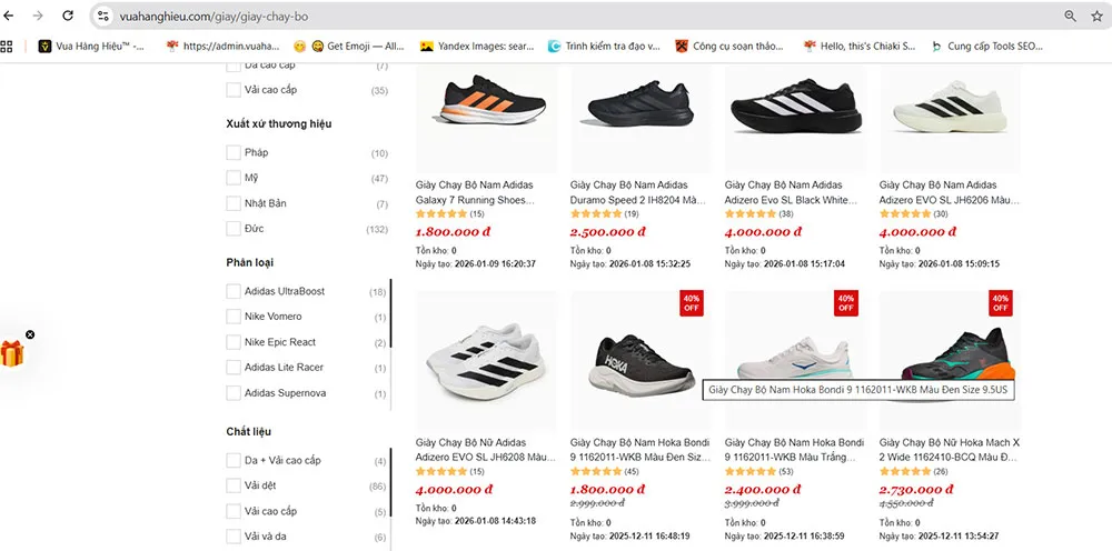 Top 10 Địa Chỉ Mua Giày Chạy Bộ Ở Hà Nội Uy Tín - 3