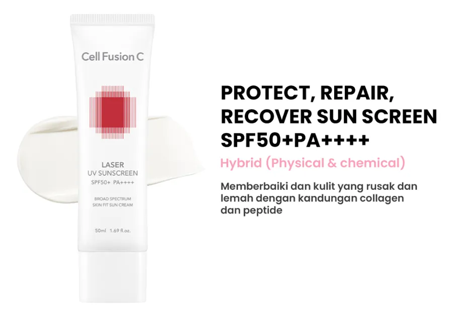 Cell Fusion C Laser Sunscreen 100 SPF50+/PA+++(màu đỏ)