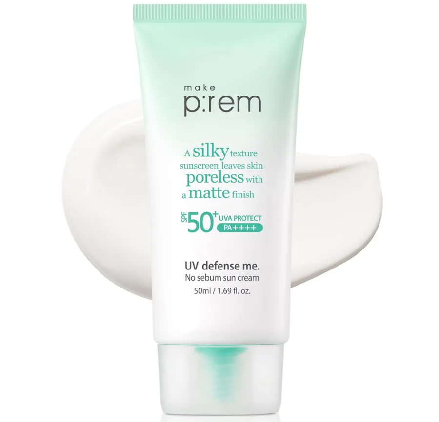 Make P:rem UV Defense No Sebum Sun Cream
