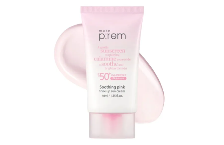 Make P:rem UV Defense Soothing Pink Tone-Up