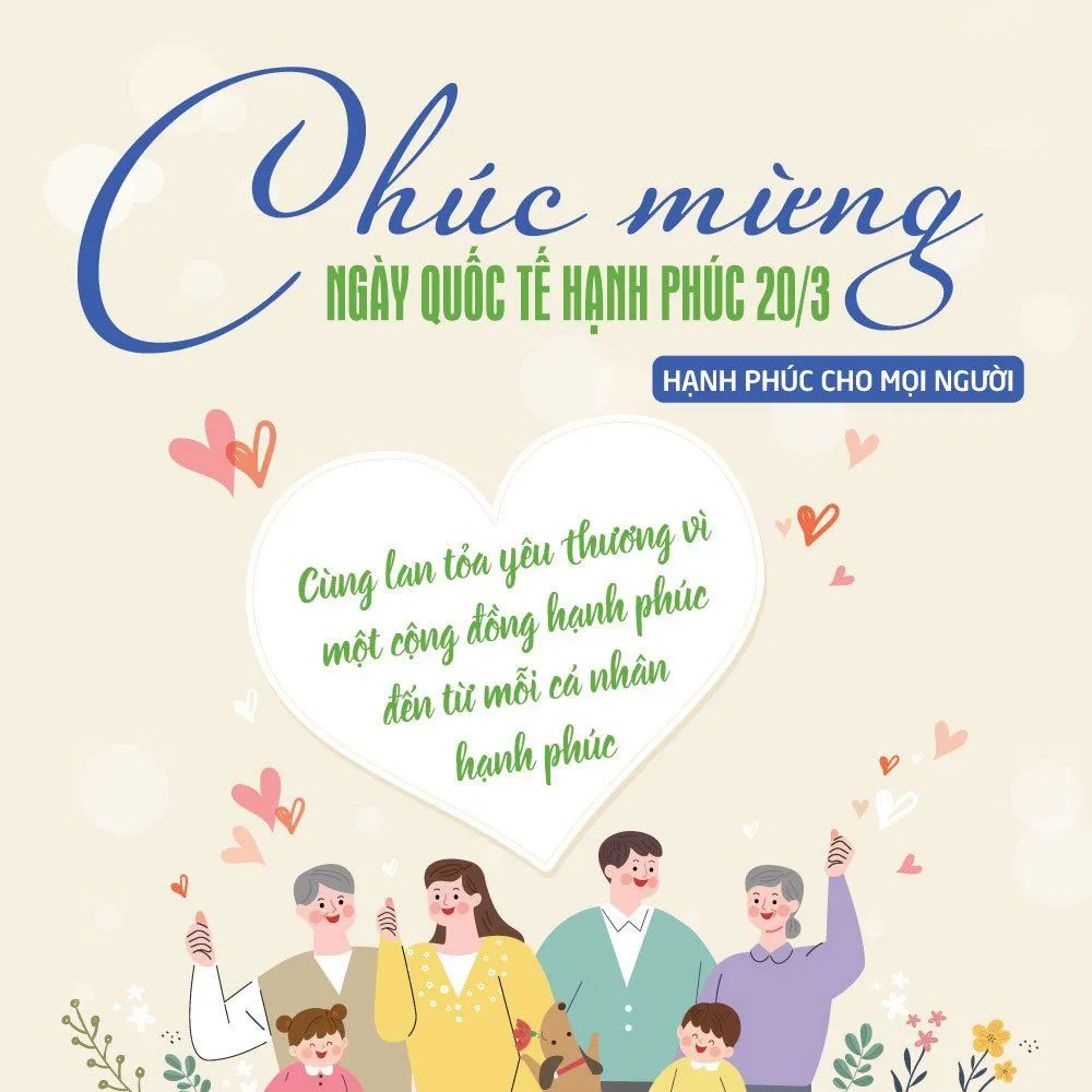  50+ Lời chúc ngày Quốc tế Hạnh phúc 2026 hay, ấn tượng - 3