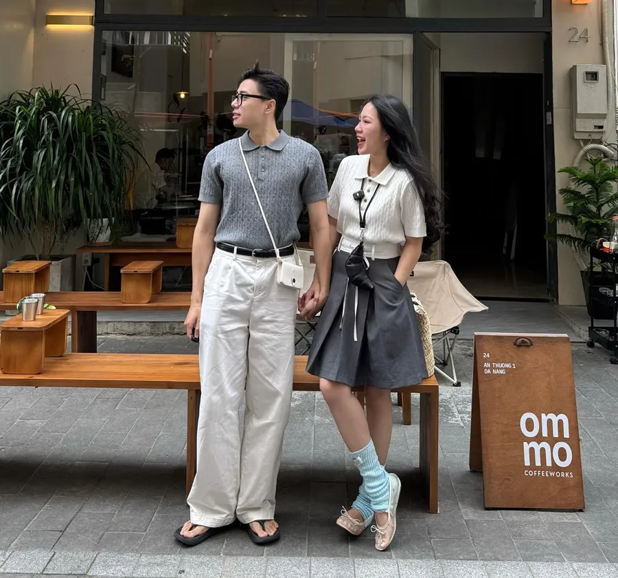 Phối outfit cùng màu