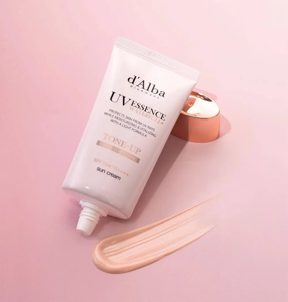 Review kem chống nắng d’Alba hồng nâng tone, siêu hot - 8