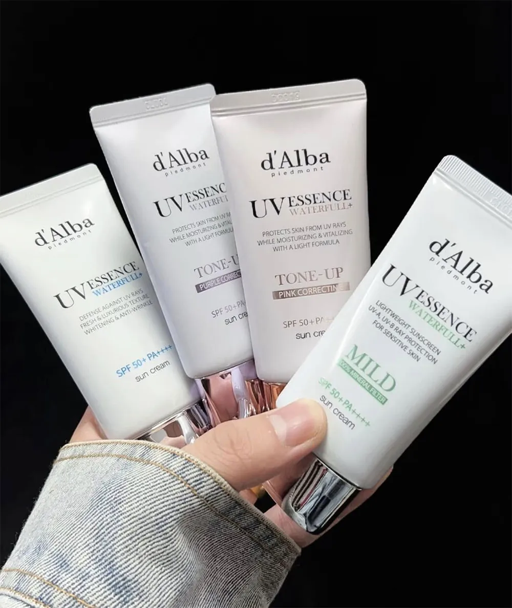 Review kem chống nắng d’Alba hồng nâng tone, siêu hot - 7