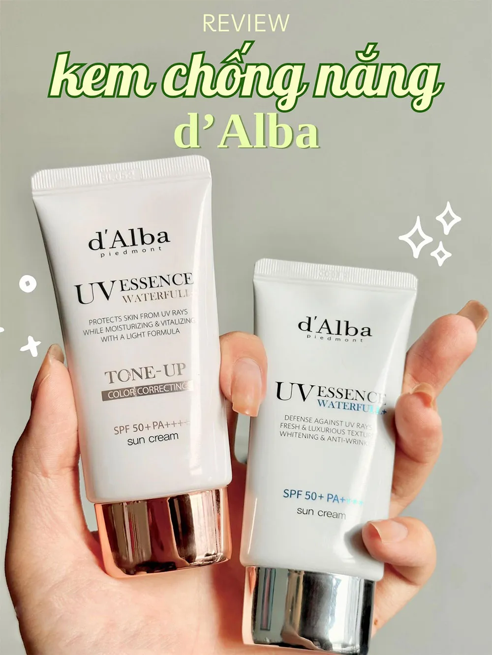 So sánh kem chống nắng d’Alba tím và hồng: Nên chọn loại nào tốt 2026 - 14