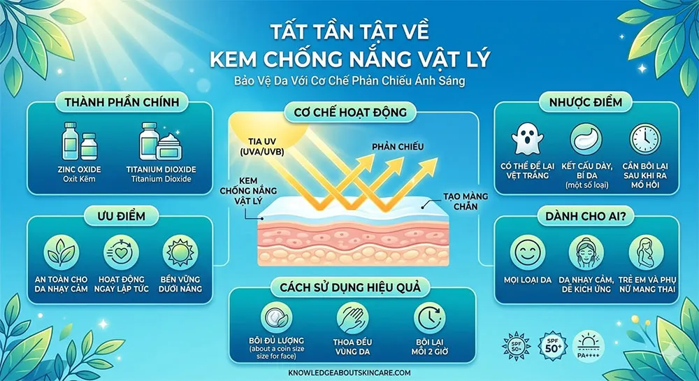 So sánh Kem chống nắng vật lý và hóa học: Loại nào tốt hơn? - 1