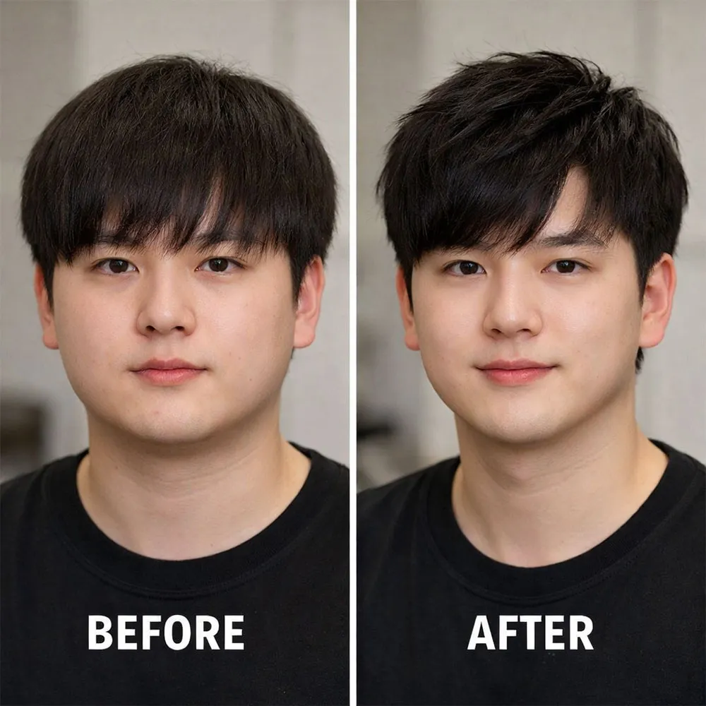 Top 20+ tóc layer nam mặt tròn đẹp, hot trend 2026 - 22