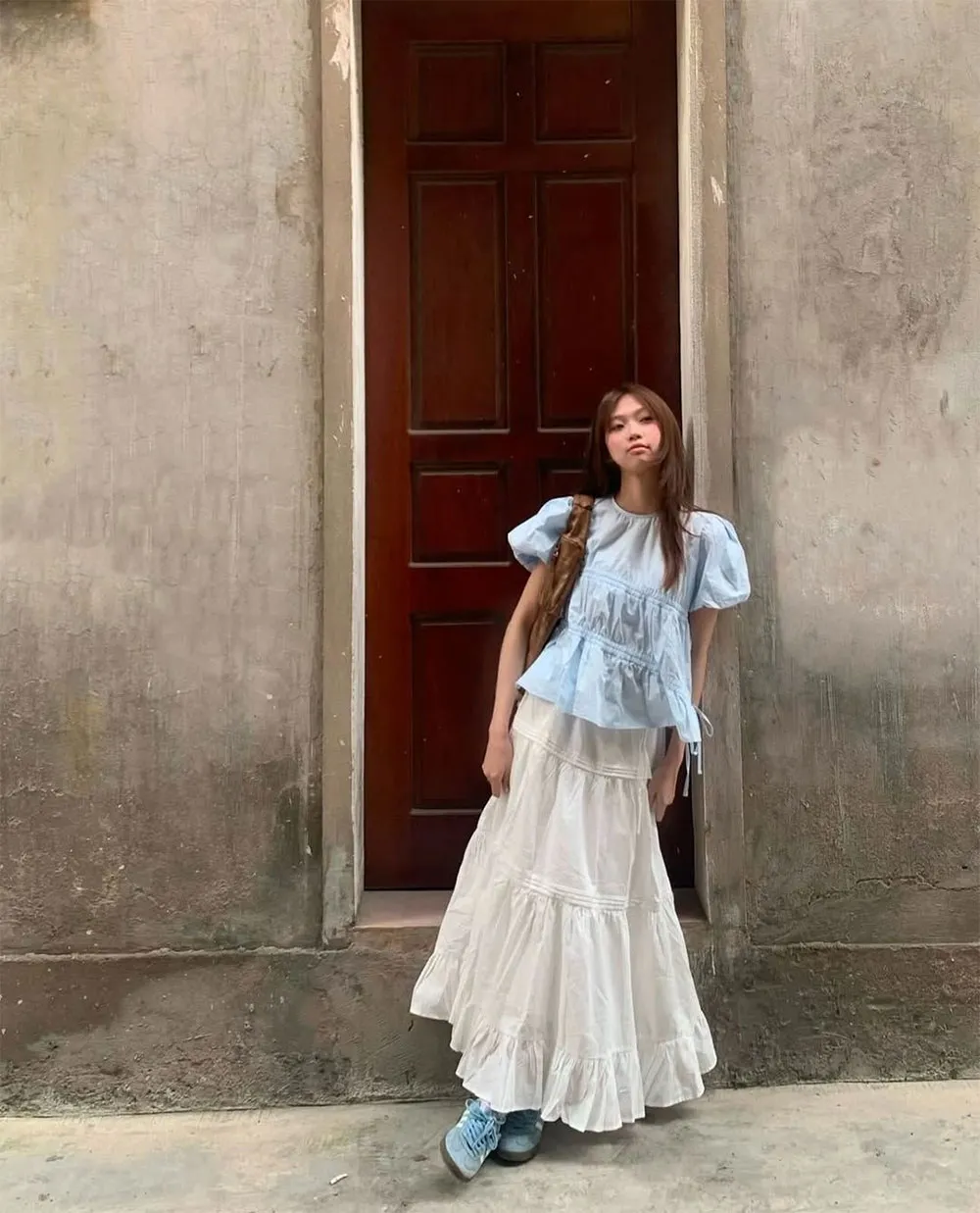 Áo baby doll mặc với gì? 12 cách phối đồ với áo baby doll thu hút - 7