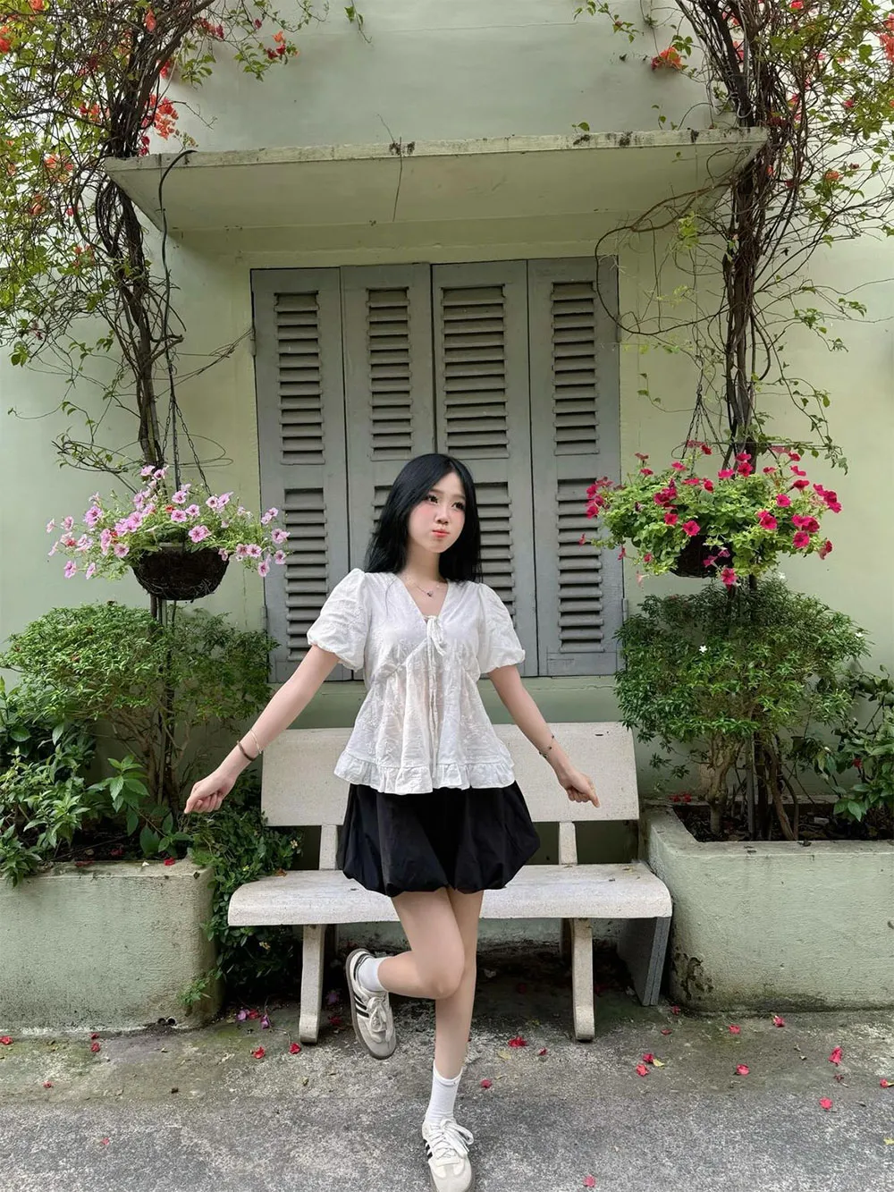 Áo baby doll mặc với gì? 12 cách phối đồ với áo baby doll thu hút - 8