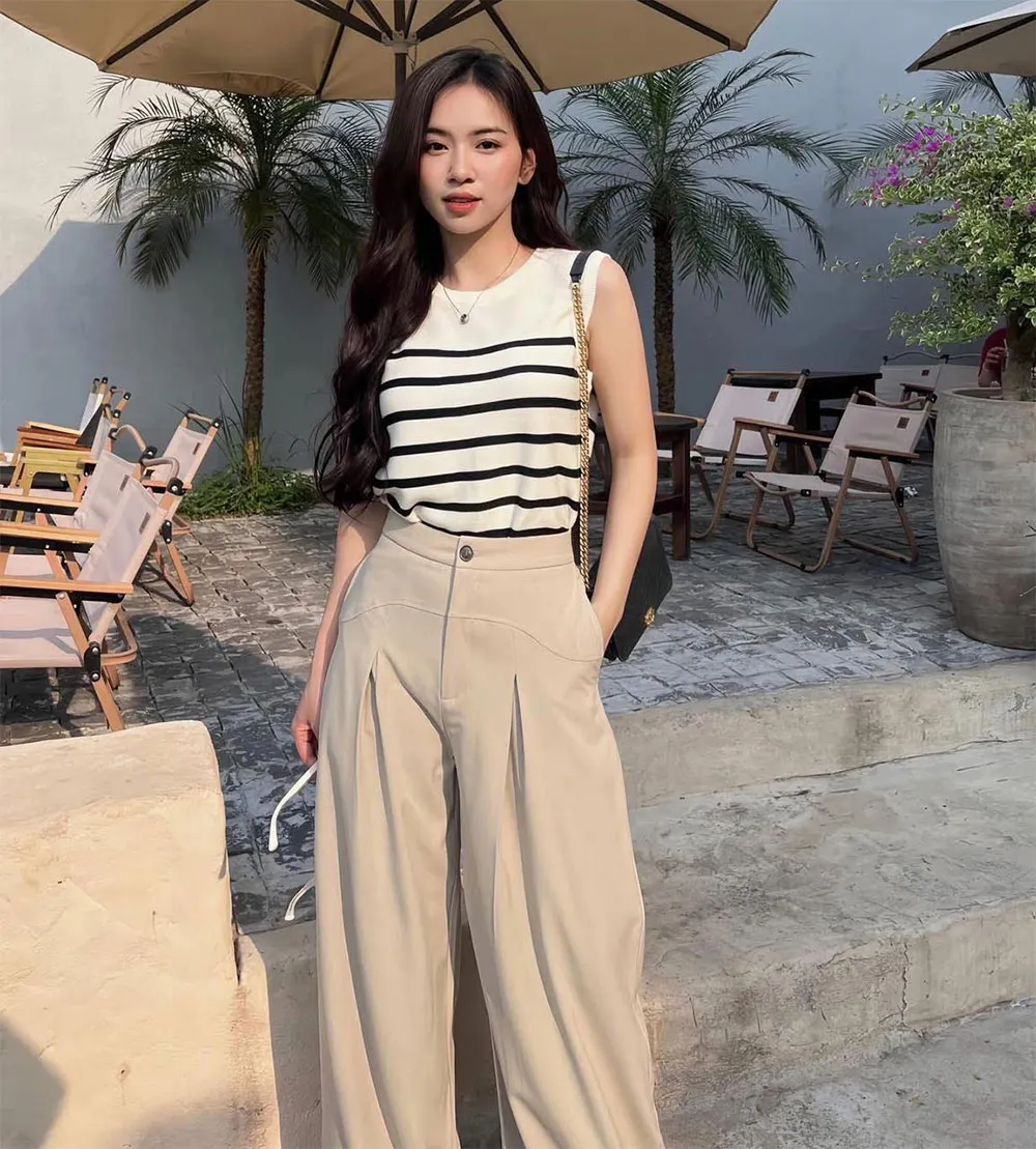 Áo sát nách mặc với gì? 10 cách phối đồ đẹp, dễ áp dụng - 1