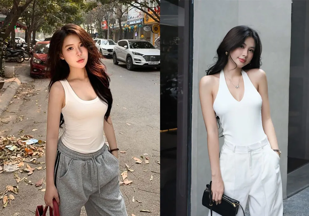 Áo sát nách mặc với gì? 10 cách phối đồ đẹp, dễ áp dụng - 8