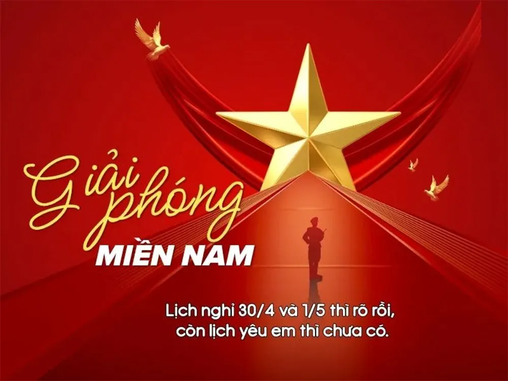 100+ Caption/STT 30/4 1/5 Hay, Ngắn Gọn Và Hài Hước - 6