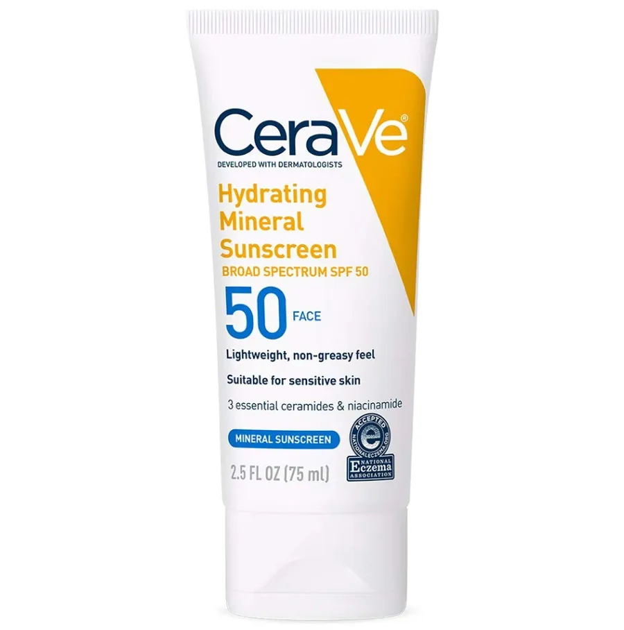 CeraVe Hydrating Mineral Sunscreen SPF 50