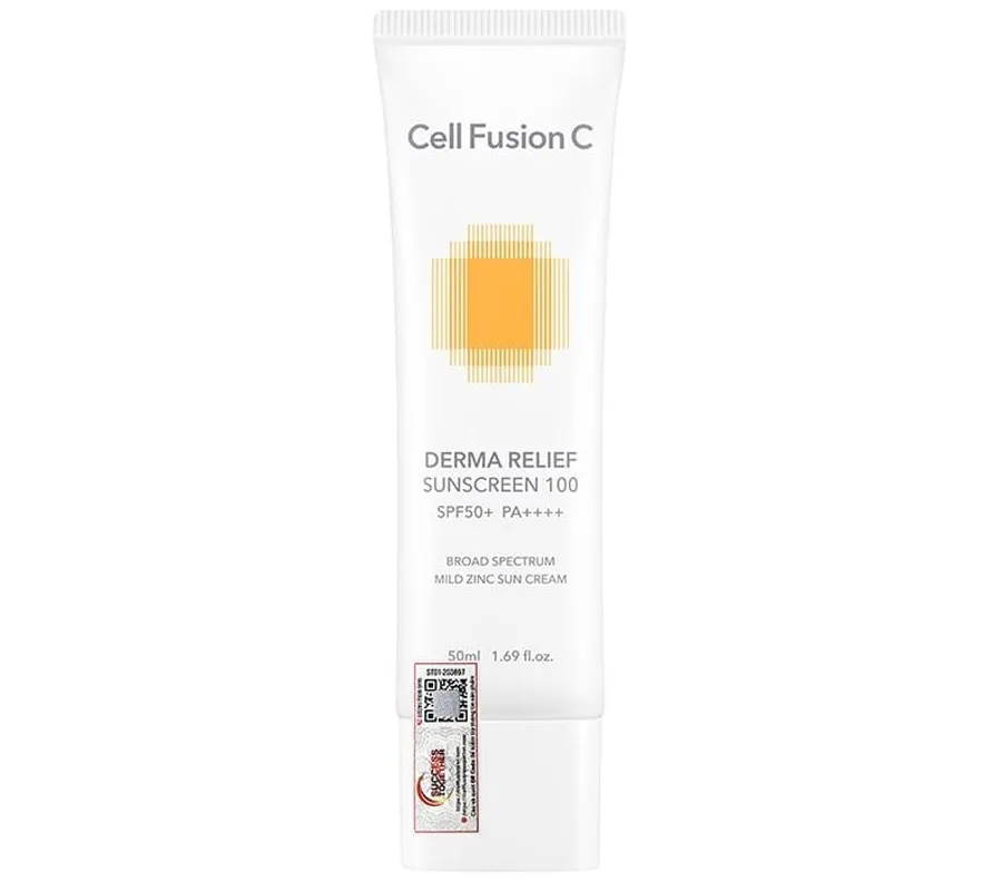 Cell Fusion C Derma Relief Sunscreen 100 SPF50+ PA++++