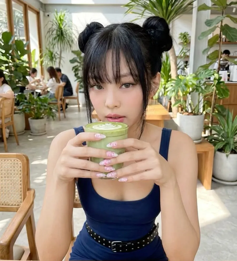 Tóc búi củ tỏi hai bên