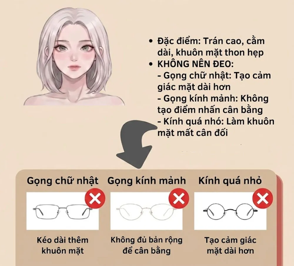 Mặt Dài Đeo Kính Gì Đẹp? 7 Kiểu Kính Giúp Gương Mặt Cân Đối Hơn - 9