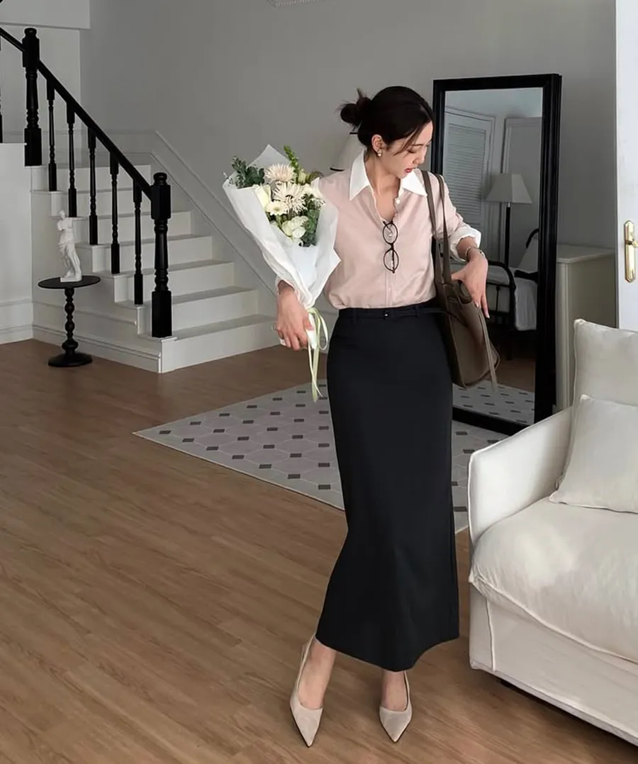 Trang phục đi làm thanh lịch với áo polo