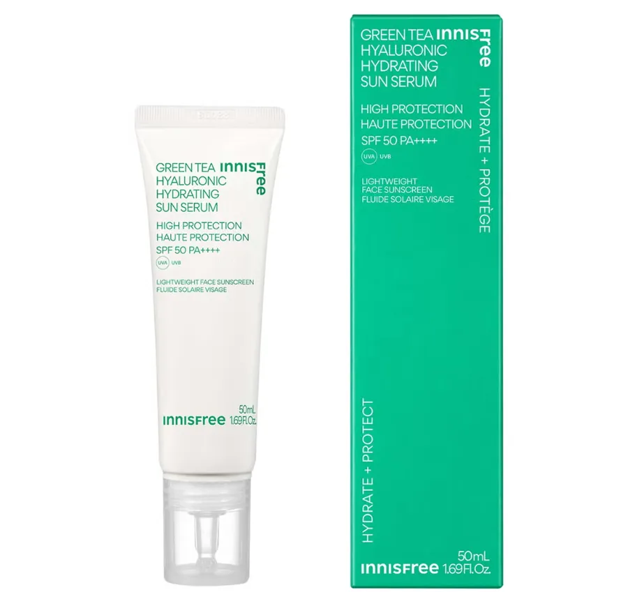 Innisfree Green Tea Moisture Sun Serum 