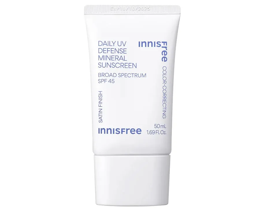 Innisfree Daily UV Defense Mineral Sunscreen Broad Spectrum SPF 45